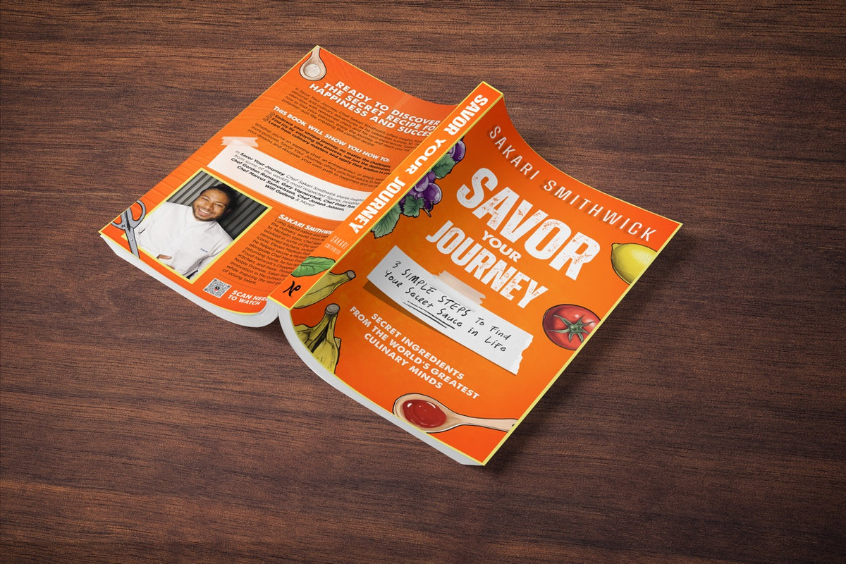 Savor Your Journey book angled shot