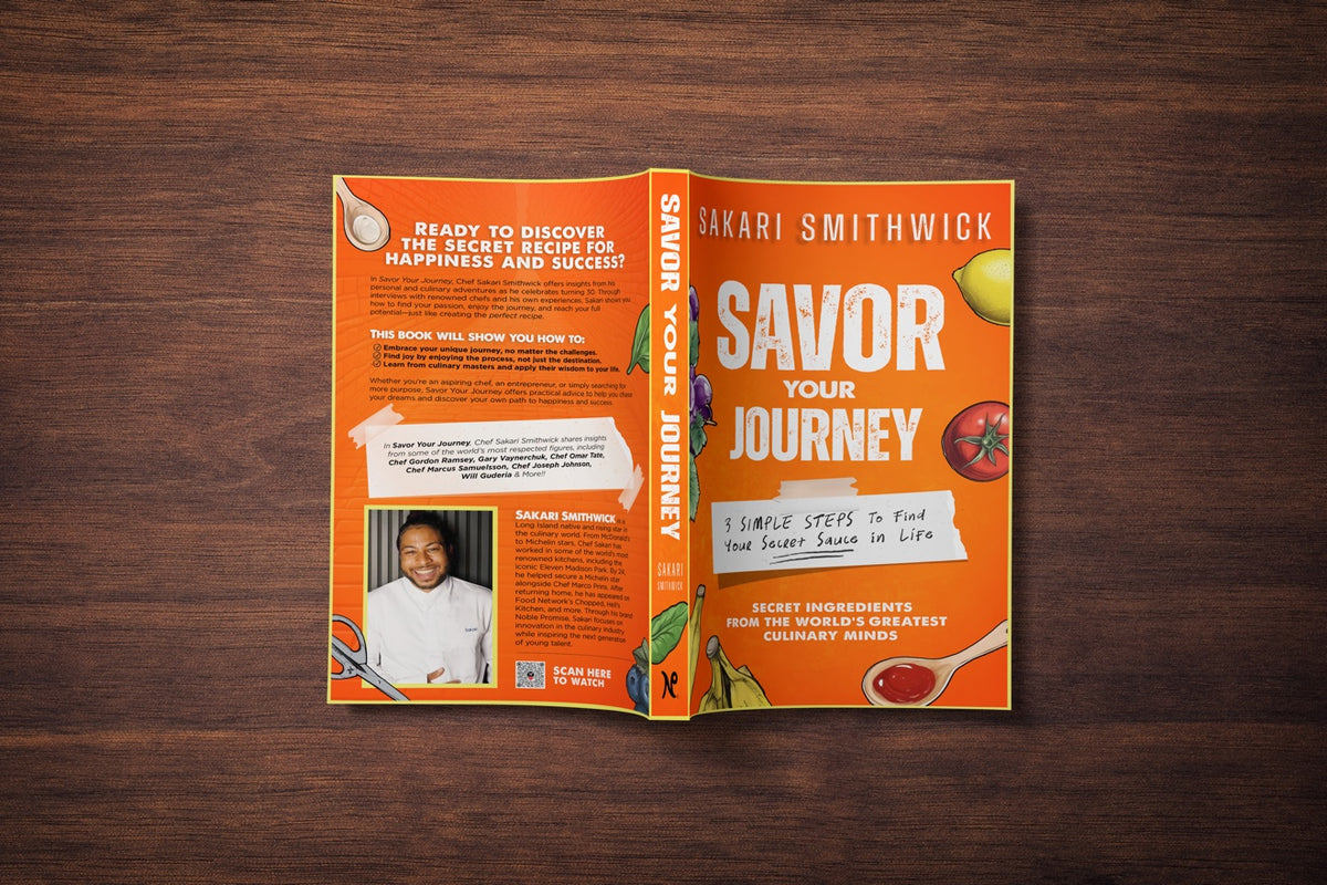 Inside spread of Savor Your Journey