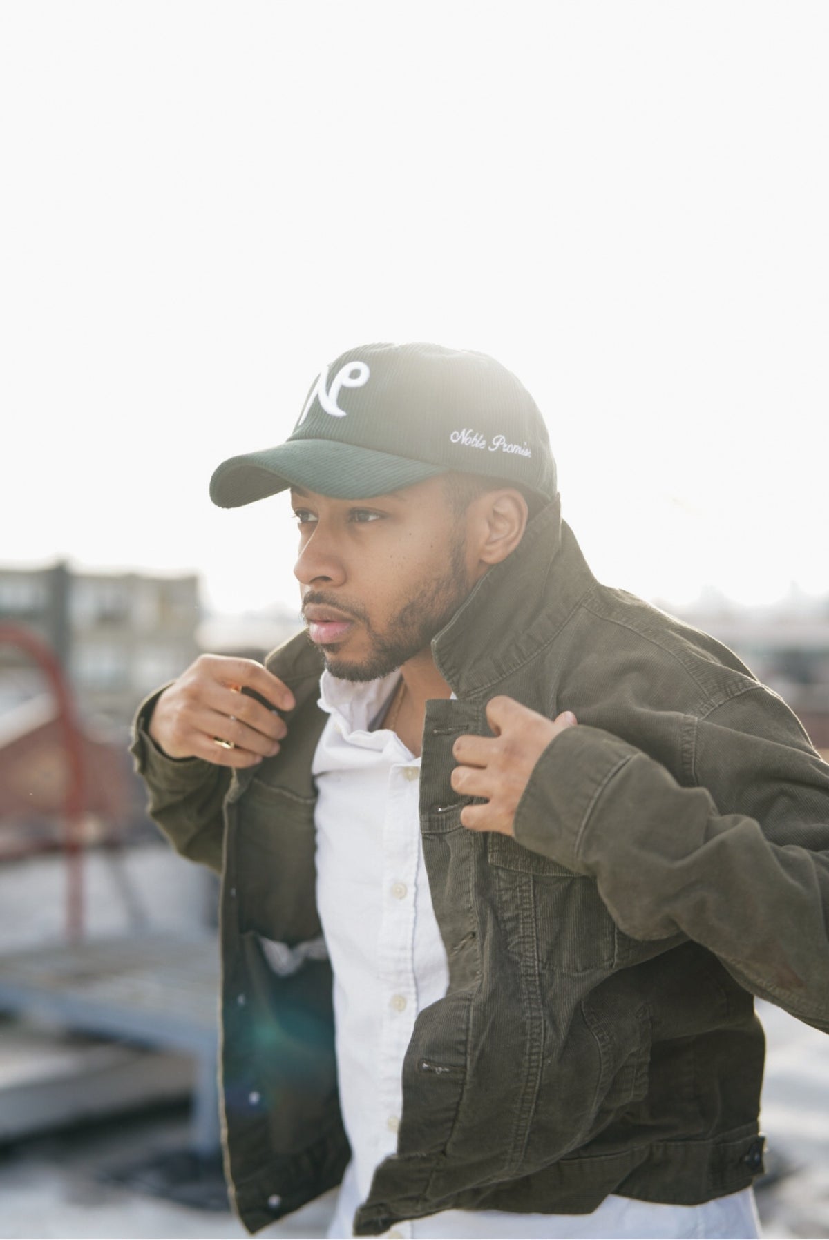 Green hat