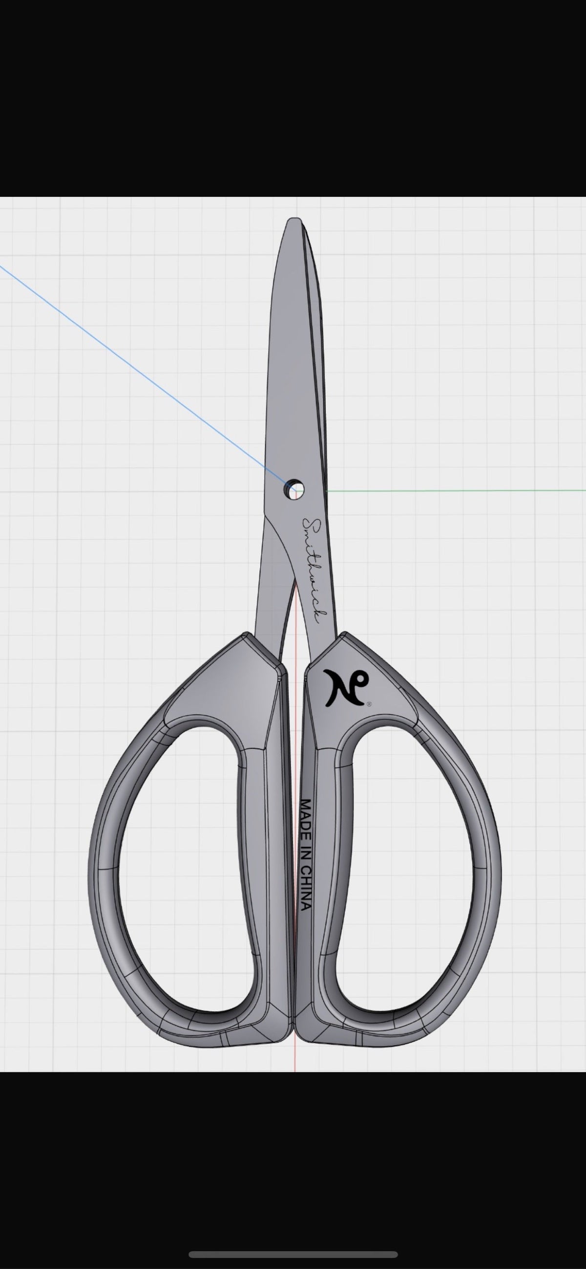 Smithwick shears 3D design render